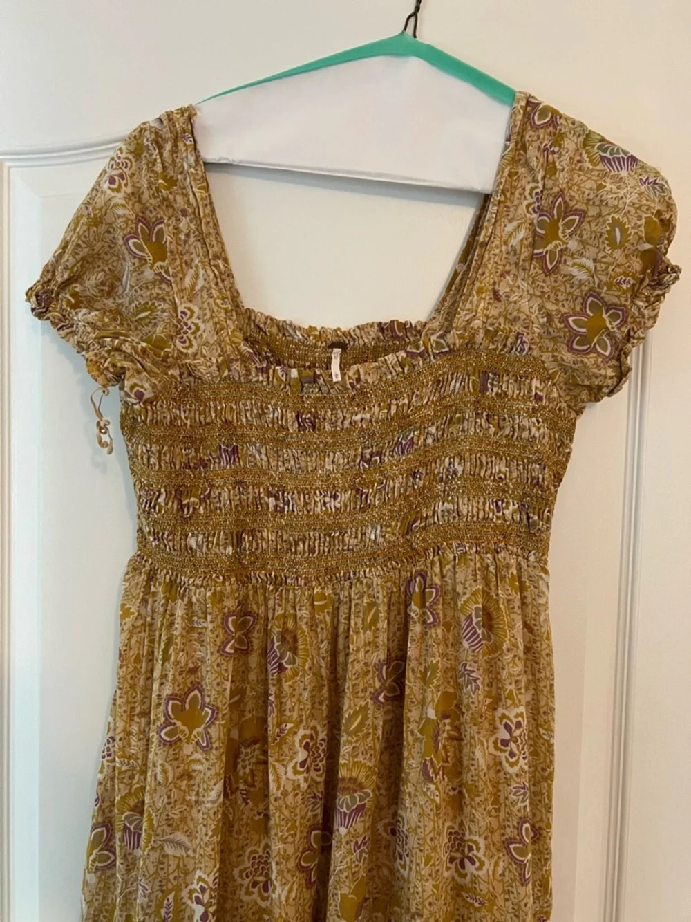 Free People Getaway smocked Maxi Dress - Picture 3 of 6